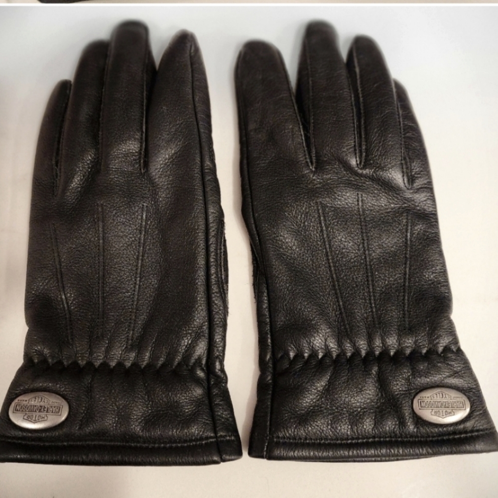 Harley-Davidson genuine leather size medium gloves.